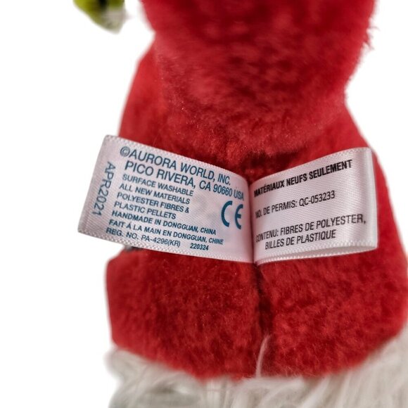 Aurora Dr. Seuss How The Grinch Stole Christmas MERRY GRINCHMAS 14” Plush - Picture 4 of 12